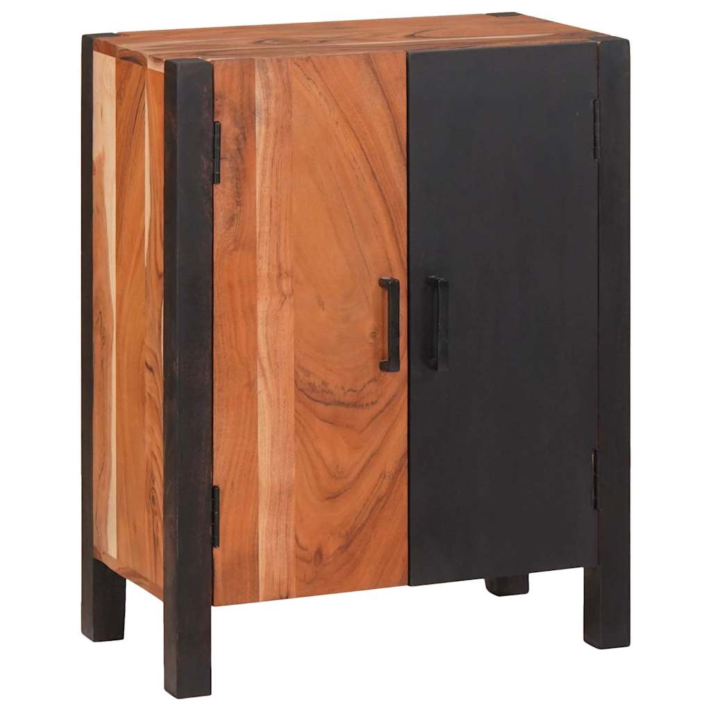 Aparador 3 pcs Marrón 55 x 30 x 75 cm Madera de Acacia Sólida