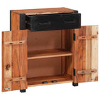 Aparador 3 pcs Marrón 165 x 30 x 75 cm Madera de Acacia Sólida
