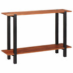 Mesa Consola con estante Marrón y Negro 110 x 30 x 75 cm