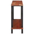 Mesa Consola con estante Marrón y Negro 110 x 30 x 75 cm