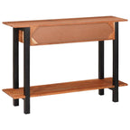 Mesa Consola con cajón Marrón y Negro 110 x 30 x 75 cm