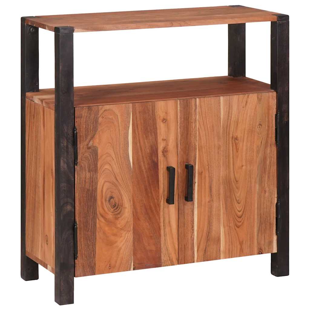 Aparador Marrón 70 x 30 x 75 cm Madera de Acacia Sólida