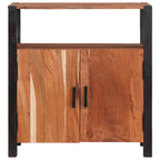 Aparador Marrón 70 x 30 x 75 cm Madera de Acacia Sólida