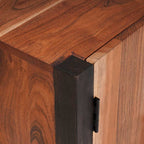 Aparador Marrón 55 x 30 x 75 cm Madera de Acacia Sólida