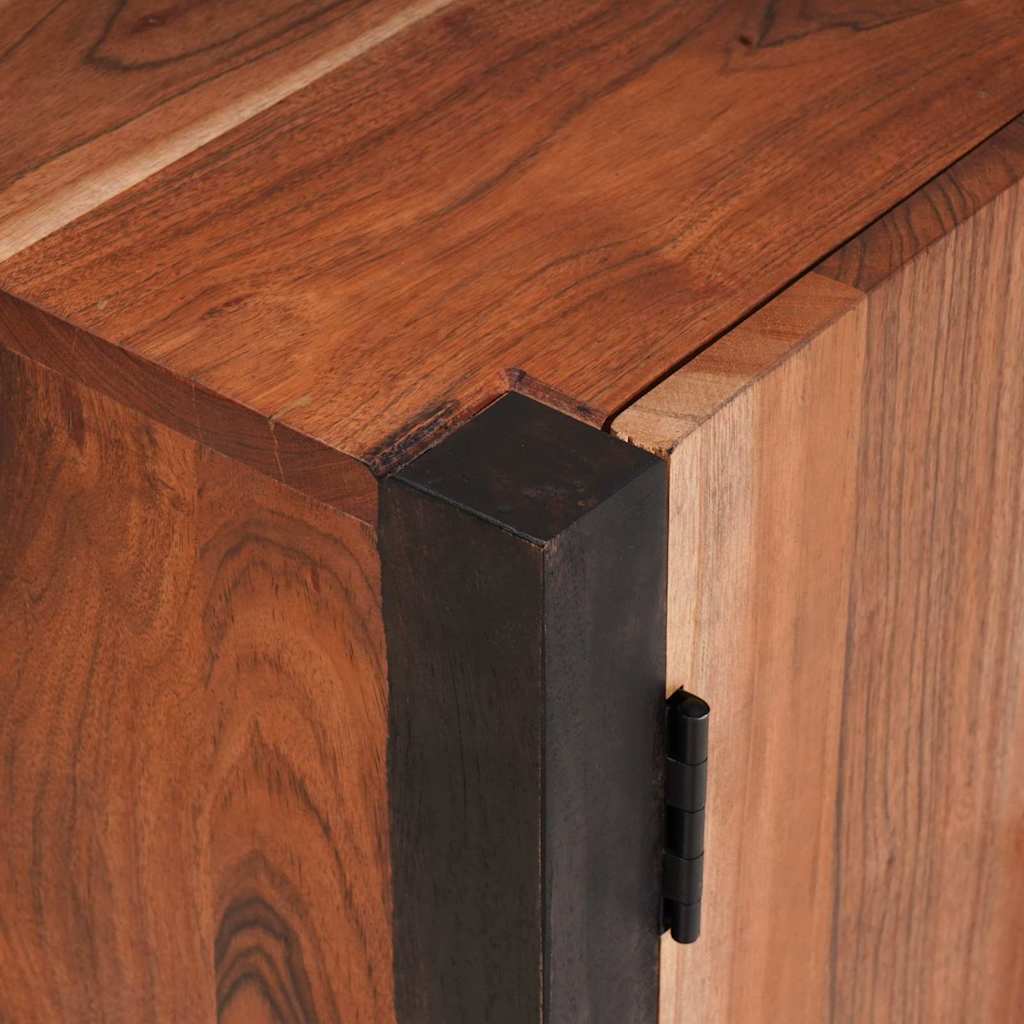 Aparador Marrón 55 x 30 x 75 cm Madera de Acacia Sólida