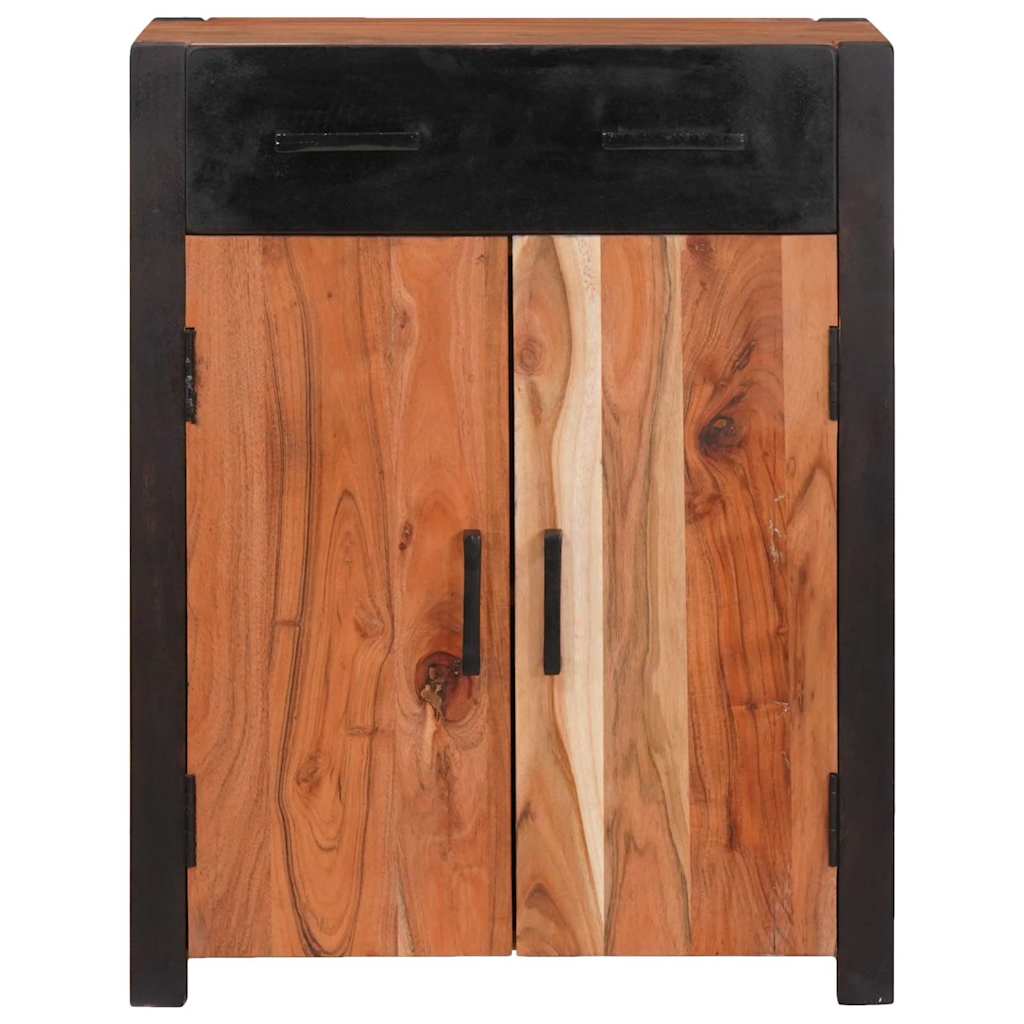 Aparador Marrón 55 x 30 x 75 cm Madera de Acacia Sólida