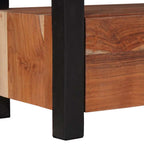 Mueble de TV Marrón 110 x 30 x 40 cm madera maciza de acacia