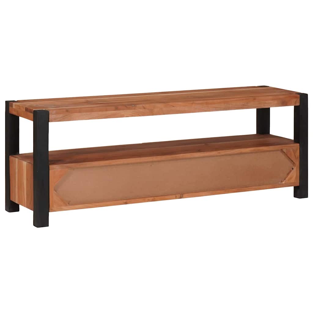 Mueble de TV Marrón 110 x 30 x 40 cm madera maciza de acacia
