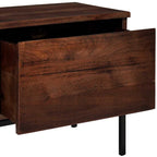 Mueble de TV con cajón Marrón miel 110 x 30 x 36 cm