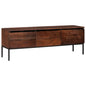 Mueble de TV con cajón Marrón miel 110 x 30 x 36 cm
