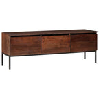 Mueble de TV con cajón Marrón miel 110 x 30 x 36 cm