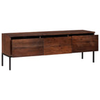 Mueble de TV con cajón Marrón miel 110 x 30 x 36 cm