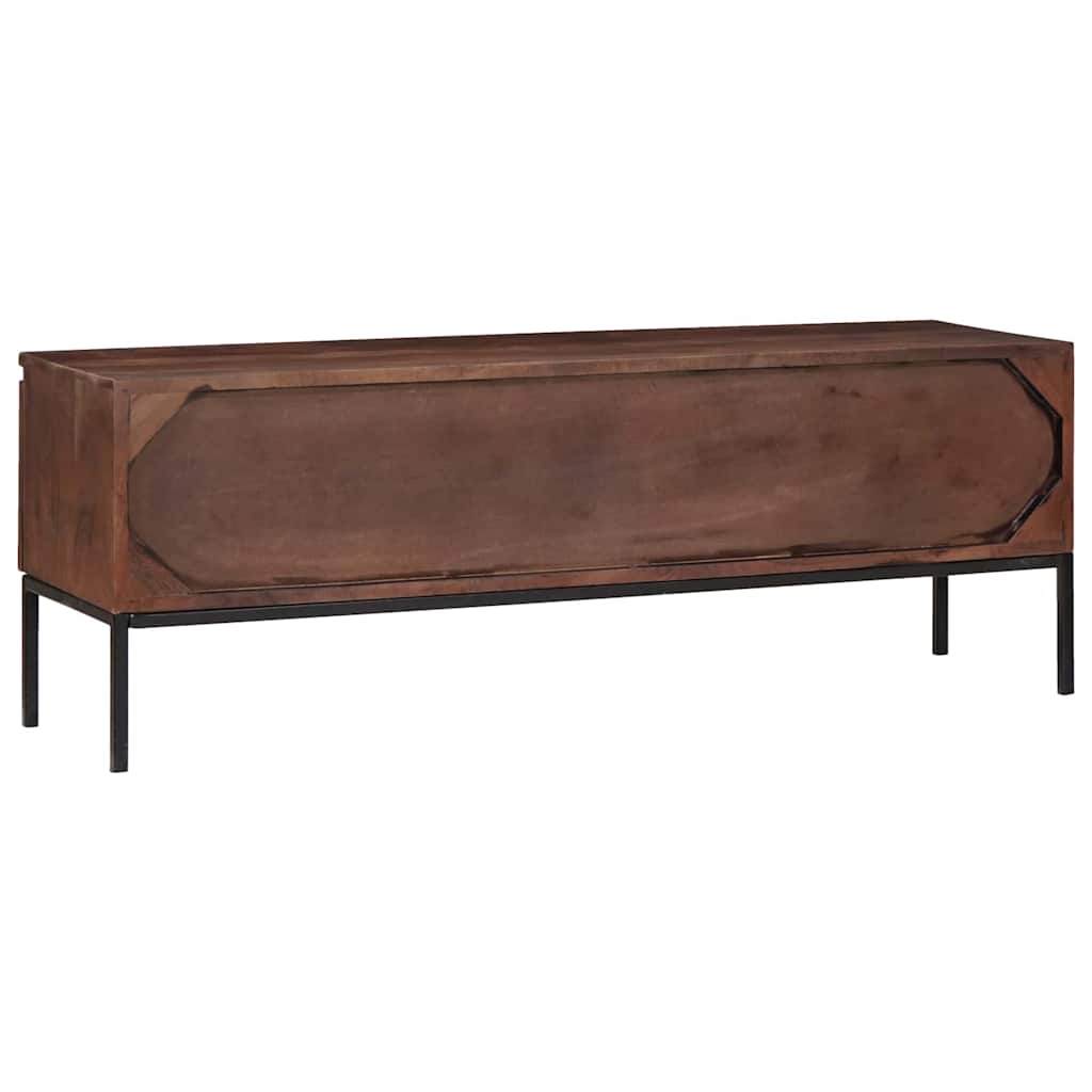 Mueble de TV con cajón Marrón miel 110 x 30 x 36 cm