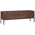 Mueble de TV con cajón Marrón miel 110 x 30 x 36 cm