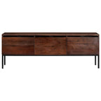 Mueble de TV con cajón Marrón miel 110 x 30 x 36 cm