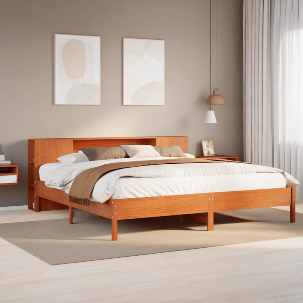 Cama con cabecero madera de ingeniería blanca 90x190 cm