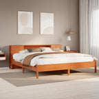 Cama con cabecero madera de ingeniería blanca 90x190 cm