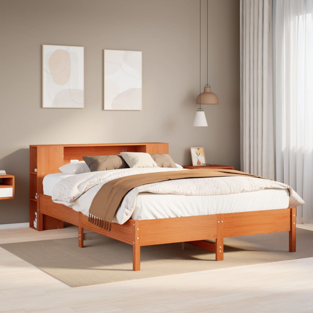 Cama con cabecero madera de ingeniería blanca 90x190 cm