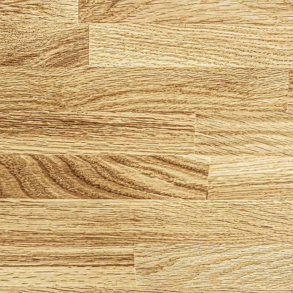 Estructura de cama sin colchón 135x190 cm madera maciza de roble