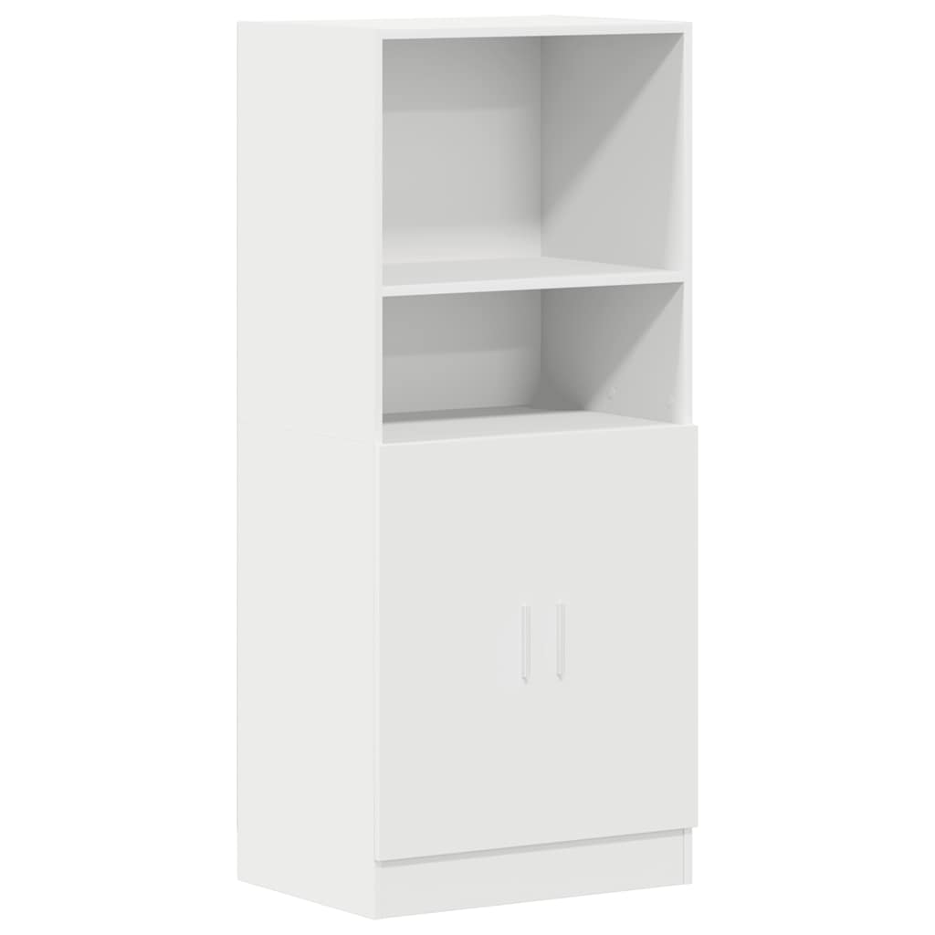 Mueble de cocina 2 piezas madera contrachapada blanca
