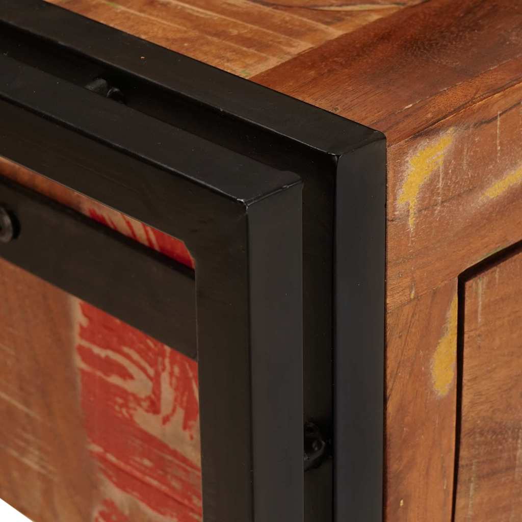 Mesas consola 2 pcs Multicolor Madera sólida recuperada