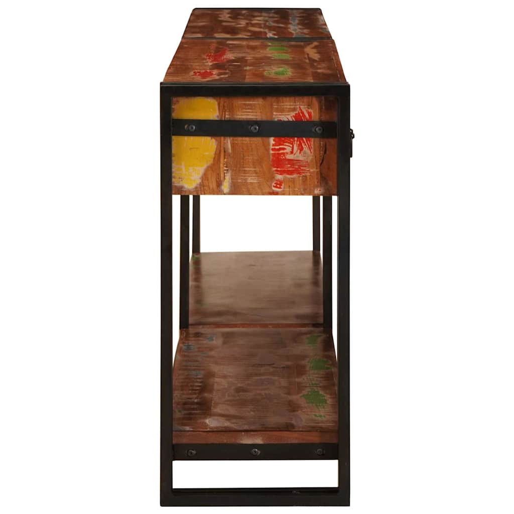 Mesas consola 2 pcs Multicolor Madera sólida recuperada