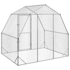 Gallinero 2,5x2x2,25 m acero galvanizado