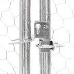 Gallinero 2,5x2x2,25 m acero galvanizado
