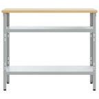 Mesa de Trabajo con estante Gris 100 x 55 x 85 cm
