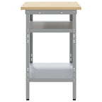 Mesa de Trabajo con estante Gris 100 x 55 x 85 cm