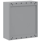 Armario de herramientas con estante Rojo y Gris 50 x 20 x 55 cm