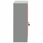 Armario de herramientas con estante Rojo y Gris 50 x 20 x 55 cm
