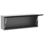 Armario de herramientas Negro y Gris 100 x 25 x 35 cm