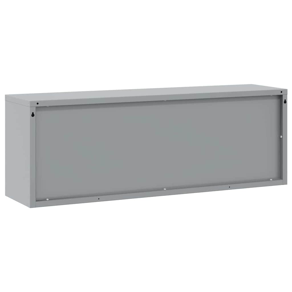 Armario de herramientas Negro y Gris 100 x 25 x 35 cm