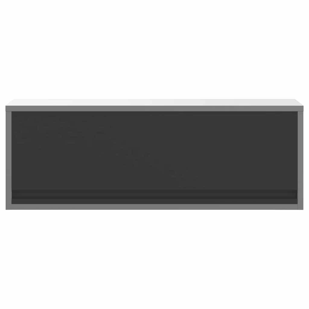 Armario de herramientas Negro y Gris 100 x 25 x 35 cm