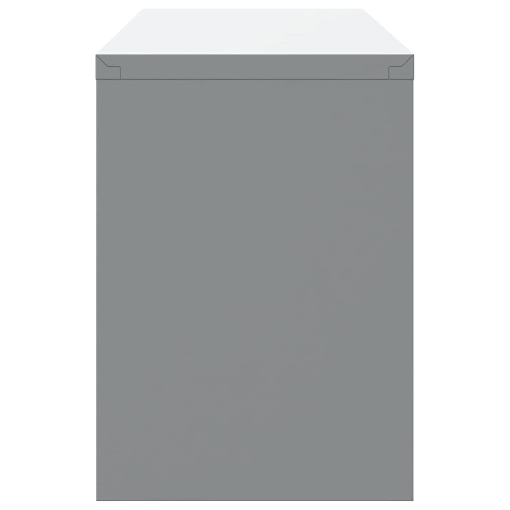 Armario de herramientas Negro y Gris 100 x 25 x 35 cm