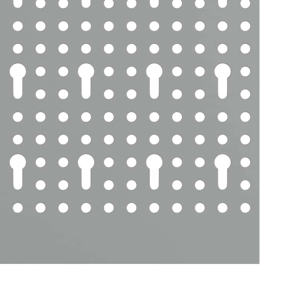 Panel de Herramientas 2 pcs Gris 100 x 1 x 60 cm