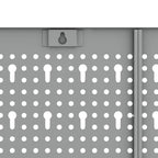 Panel de Herramientas 2 pcs Gris 100 x 1 x 60 cm