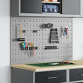 Panel de Herramientas 2 pcs Gris 100 x 1 x 60 cm