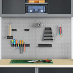 Panel de Herramientas 2 pcs Gris 100 x 1 x 60 cm