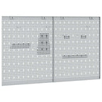 Panel de Herramientas 2 pcs Gris 100 x 1 x 60 cm