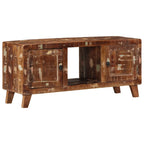 Mueble para la TV 105x46x32 madera maciza reciclada