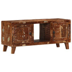 Mueble para la TV 105x46x32 madera maciza reciclada
