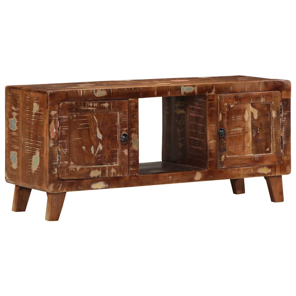 Mueble para la TV 105x46x32 madera maciza reciclada