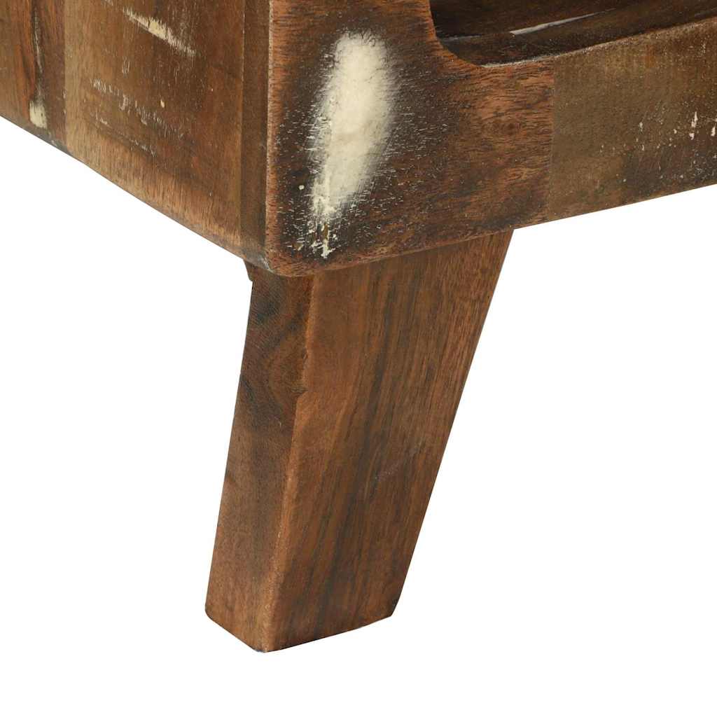 Mesa de Café 50 x 50 x 35 cm Madera sólida recuperada