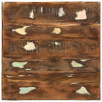 Mesa de Café 50 x 50 x 35 cm Madera sólida recuperada