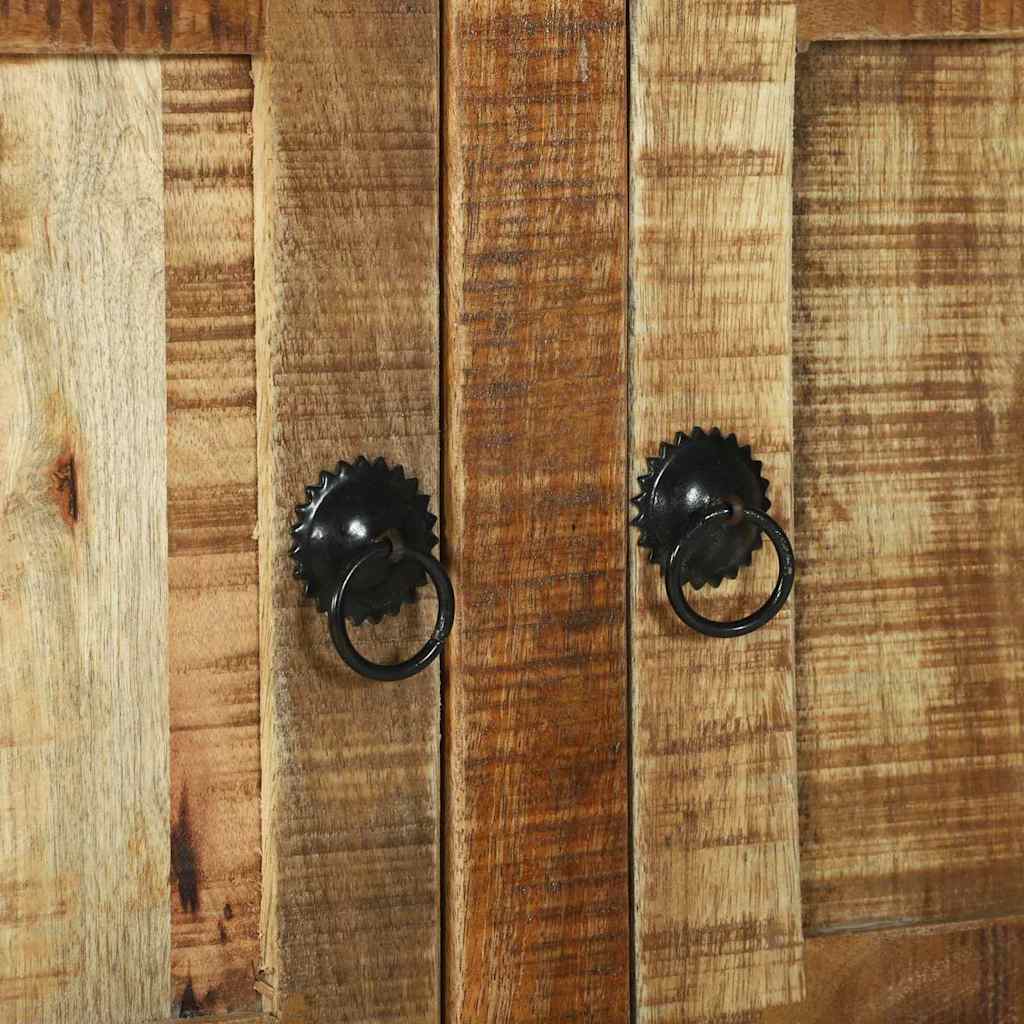 Mesa de Café Marrón 80 x 54 x 45 cm Madera de mango maciza