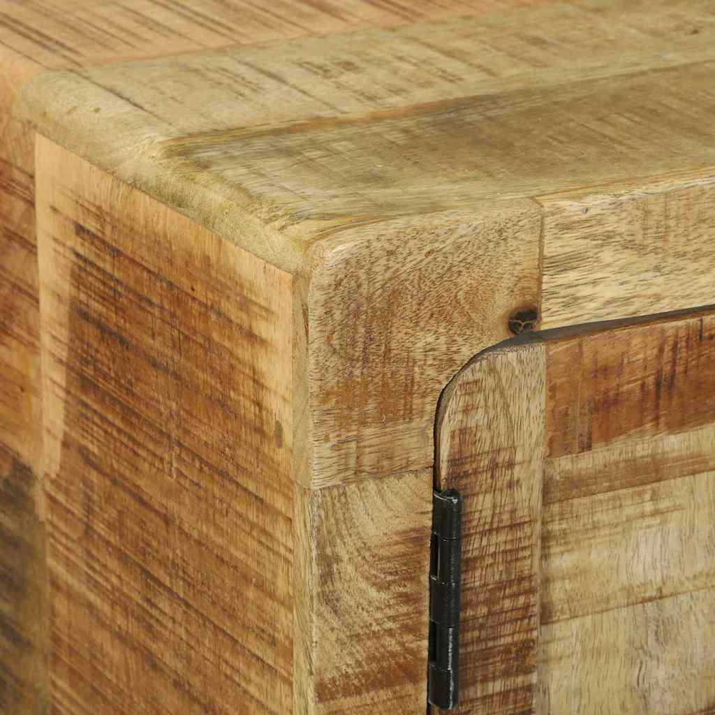 Mesa de Café Marrón 80 x 54 x 45 cm Madera de mango maciza
