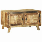 Mesa de Café Marrón 80 x 54 x 45 cm Madera de mango maciza