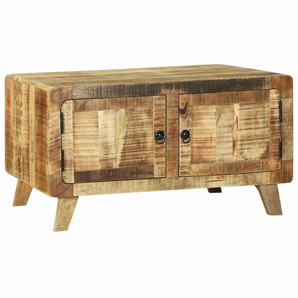 Mesa de Café Marrón 80 x 54 x 45 cm Madera de mango maciza